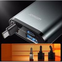 Automobilinis įkroviklis Joyroom "JR-CCL07" juodas 30W (1xPD / 1xQC3.0) + "Lightning" laidas