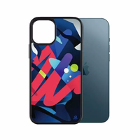 PanzerGlass ClearCase antibakterinis Mikael B Limited Artist Edition dėklas telefonui iPhone 12 Pro Max – įvairiaspalvis