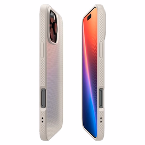 Spigen Liquid Air dėklas telefonui iPhone 16 Pro Max - titano spalvos