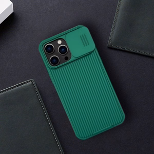 Nillkin CamShield Pro Case iPhone 14 Pro Max Armored Cover Camera Protector Blue