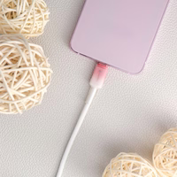 Kabelis FORCELL F-ENERGY C354 gradientinis Type-C į Type-C QC4.0 PD 3A 60W 1 m baltas