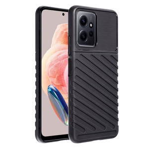 THUNDER dėklas telefonui XIAOMI Redmi Note 12 5G juodas