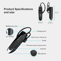 Tel Protect Bluetooth ausinės Travel PL55 Multipoint (BHPL55-B) juodos
