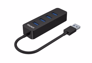 UNITEK H1117A aktyvus USB-A šakotuvas 4x USB-A 3.1, 10W
