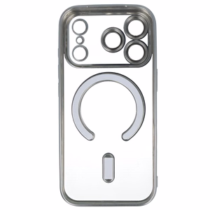 Metalinis Magsafe dėklas iPhone 17 Pro sidabrinis