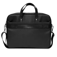 Guess Saffiano Triangle Logo krepšys 16'' nešiojamam kompiuteriui - juodas