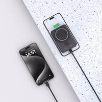 Tech-Protect LifeMag PB11 išorinė baterija su MagSafe 10000mAh 15W USB-C prievadas - juoda + USB-C kabelis