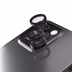 Etteri kameros lęšio apsauga iPhone 15 / 15 Plus juoda