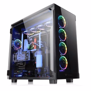 Thermaltake View 91 TG RGB „Ultra Tower“ Juoda