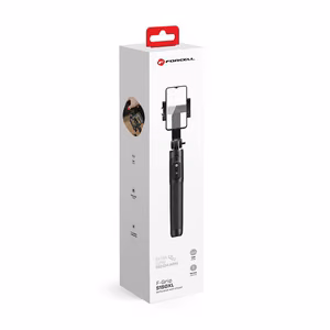 Asmenukių lazda + trikojis Forcell F-GRIP (S150XL) (Bluetooth) juoda