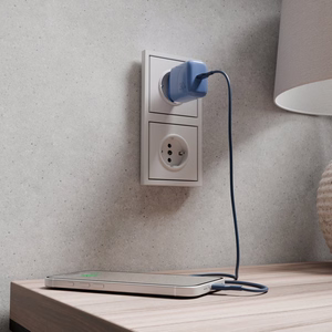 "Puro Pro Lite" 30 W USB-C sieninis įkroviklis - mėlynas