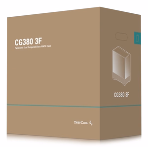 DeepCool CG380 3F „Midi Tower“ Juoda