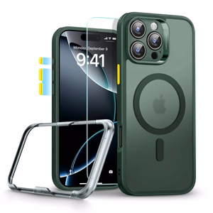 ESR Klasikinis Pro rinkinys Halolock Magnetinis dėklas telefonui iPhone 16 Pro Max (m) - žalias (m)