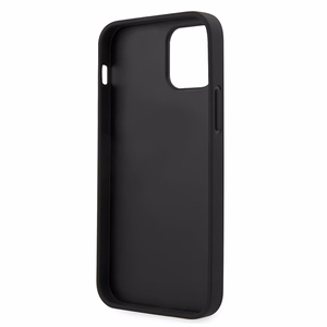 Guess GUHCP12LVSATMLRE iPhone 12 Pro Max 6.7" raudonas/raudonas kietas dėklas Saffiano