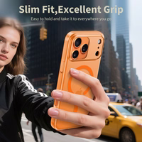 Tech-Protect Magslim MagSafe deklas, skirtas iPhone 17 Pro Max - Oranzinis