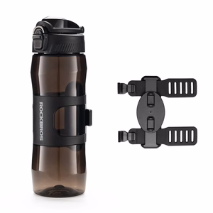 Rockbros S550H-1 700 ml termosinė gertuvė su magnetiniu laikikliu ir tvirtinimo dirželiu - juoda