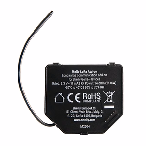 2 vnt. rinkinys EU868 relių Shelly LoRa Add-on gen.3/4