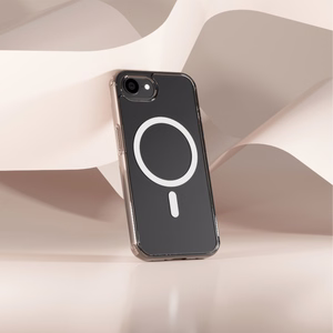 Puro TPU+PC dėklas "LITE MAG" su magnetine iPhone 16E, permatomas