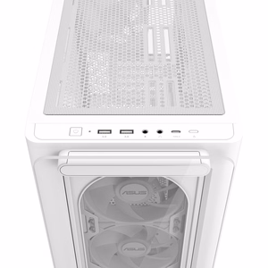 ASUS A23 PLUS ARGB kompiuterio korpusas, baltas