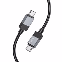 Kabelis USB C į USB C Hoco 3A 60W 1 m X110 juodas