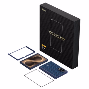 Benks Magnetic Armor Grid Pro Grand Combo dėklas Samsung Galaxy Z Fold 8, mėlynas (C.K.FL.SA.BE.C060)