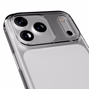 Puro 0.3 Nude itin plonas TPU dėklas telefonui skirtas iPhone 17 Pro Max – permatomas