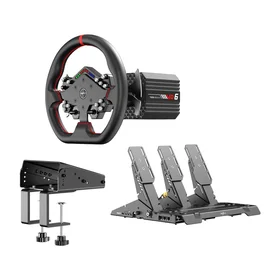 PXN VD6 Bundle DP gaming set - VD6 base + WDS R2 steering wheel + pedals + Z9 clamp