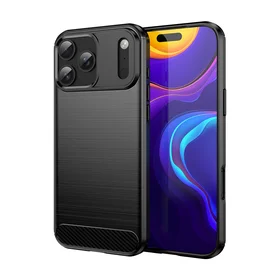 Carbon dėklas telefonui iPhone 17 Pro - juodas