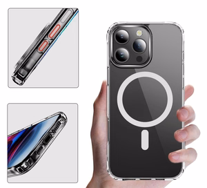 Dėklas Perfectionists Clear Mag Case Apple iPhone 15 Pro Max skaidrus