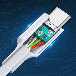 Ugreen US264 60518 USB-C / USB-C PD QC AFC laidas 1m - baltas