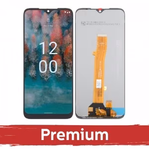 LCD ekranas suderinamas su Nokia C12 juodas OEM