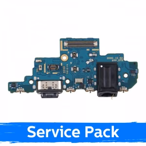 Krovimo lizdas skirtas Samsung A525 A52 4G / A526 A52 5G su lanksčiąja jungtimi / plata (Service Pack)