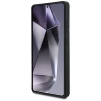 Mercedes Silikoninis Kontrastingos kreivės Magnetinis dėklas Samsung Galaxy S25 Ultra - juodas