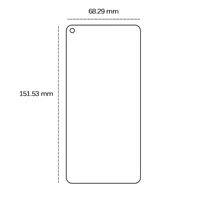 Grūdintas stiklas 2,5D Realme 9 Pro Plus / Realme 9 4G / Oppo Reno 7 Lite / 7Z / 7 SE / 8 Lite / A93