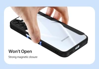 Dėklas Dux Ducis Skin X Pro skirtas Samsung A165 A16 4G/A166 A16 5G juodas