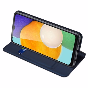 DUX DUCIS piniginės dėklas SKIN PRO SAMSUNG A14 4G / 5G mėlynas
