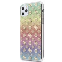 Guess GUHCN65PEOML iPhone 11 Pro Maxmulticolor kietasis dėklas Iridescent 4G Peony