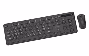 KEYBOARD +MOUSE WRL CYRILLIC/BK KBS-WPS-01-CYRL GEMBIRD