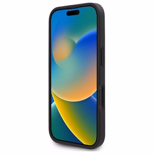 Karl Lagerfeld Kortelių Lizdai Monograma iPhone 16 Dėklas - Juodas