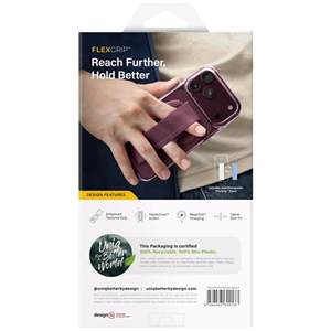 Uniq Heldro Air Magclick Charging dėklas iPhone 18 Pro / 17 Pro – skaidrus