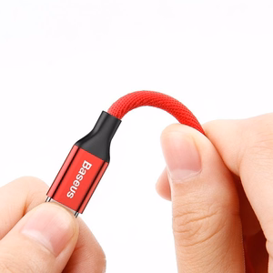 Kabelis Baseus Yiven Lightning - USB-A 180 cm (raudona)