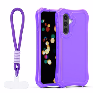 Safepop dėklas su dirželiu skirtas Samsung Galaxy A57 5G violetinis