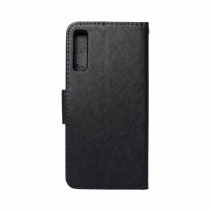 FANCY knyginis dėklas telefonui SAMSUNG A7 2018 (A750) juodas