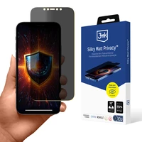 3mk Silky Matt Privacy apsauginis stiklas iPhone 12 Pro Max telefonui