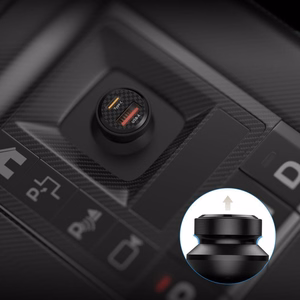 Tech-Protect CC45W automobilinis įkroviklis USB-C PD 45W / USB-A QC 3.0 - juodas