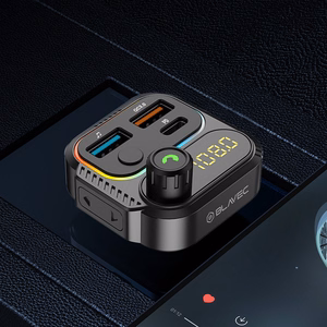 Blavec FM Transmitter Flash TR-01 MP3, Bluetooth - 2xUSB + Type C - PD 36W QC3.0 18W (TFMFTR01-B) black