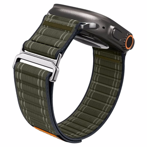 SPIGEN WBF0 dirželis APPLE WATCH 8 / 9 / 10 / 11 / SE / ULTRA (44 / 45 / 46 / 49 MM) žalias
