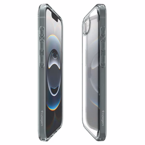 Dėklas telefonui Spigen Ultra Hybrid skirtas iPhone 16e - pilkas