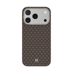 "Benks" magnetinis šarvas "Air Armor Grid Kevlar Case Metal Frame 600D (A070) for Iphone 17 Pro Max gold