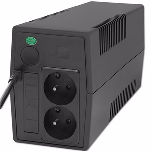 Qoltec 53772 nepertraukiamo maitinimo šaltinis (UPS) Line-Interactive 0.65 kVA 360 W 1 AC lizdas